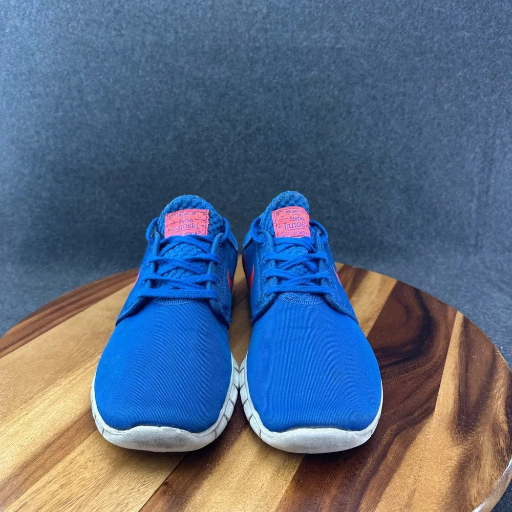 Nike Stefan Janoski Max Game Royal Hyper Punch Men's Sz 9.5 Shoes 631303-461